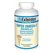 Super Omega 3 EPA/DHA with Sesame Lignans & Olive Fruit Extract - 