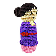 Hand Crocheted Rattle Mom - 