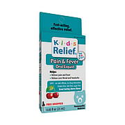 Kids Relief Remedies Pain & Fever, Cherry Flavored Oral Solutions - 