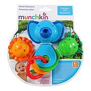 <strong>Munchkin麦肯齐 狮子 长颈鹿 大象 动物勺漏水沐浴玩具</strong>