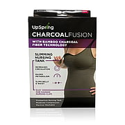 Charcoal Fusion w/ Bamboo Charcoal Fiber Technology Slimming Nursing Tank S/M - 