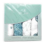 Classic Swaddle Paisley Teal - 