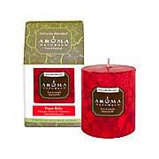 Peace Ruby Ruby Red Pillar Candle - 