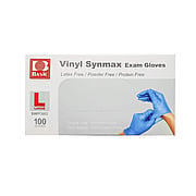 Vinyl Synmax Exam Glove Latex Free, Powder Free & Protein Free Large - 
