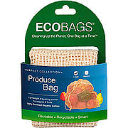 Organic Cotton Net Produce Bag w/ Drawstring 12'' x 15'' - 
