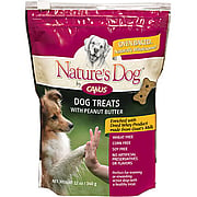 Nature's Dog  All Natural Treats with Peanut Butter - 