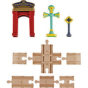 Wooden Railway Track Accessory Pack with Vee - 
