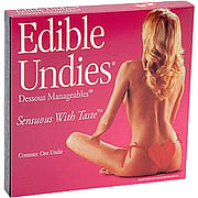 Female Edible Undies Strawberry Champagne - 