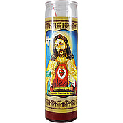 Sacred Heart of Jesus Red Candle - 
