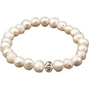 White Plain Blessings Keilani Pearls Bracelets - 