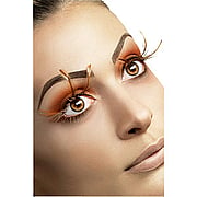 Long Feather Eyelashes Brown - 