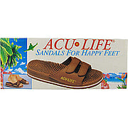 Brown with Velcro M7 with 8 Massage Sandals - 