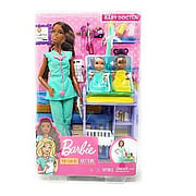 Brunette Barbie Baby Doctor Playset - 