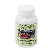 Black Walnut Hulls 500 mg Organic - 