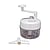 Salsa Maker/Mini Food Processor with Stainless Steel Blades - 