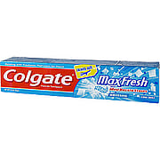 MaxFresh w/ Mini Breath Strips Whitening Toothpaste Cool Mint - 