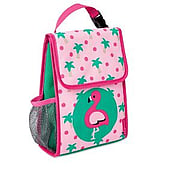 Zoo Lunch Bag w/ Flap Closure Flamingo - 