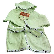 Organic Terry Baby Bath Robe Celery - 