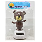 Solar Powered Animal Brown Bear -
