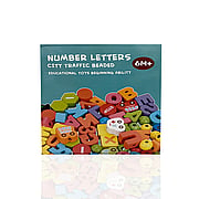 Number Letters City Traffic Beaded