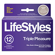Lifestyles Triple Pleasure - 