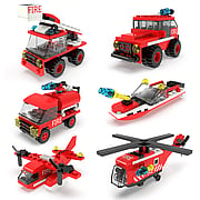 Fire Rescue Cars Building Blocks