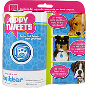 Puppy Tweets Tag Blue - 