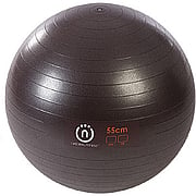 Balance & Stability 55cm Burst Resistant Exercise Ball 300 lbs Plum - 