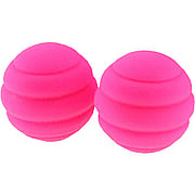 Maia Twistty Silicone Ball Neon Pink - 