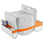 Loop Diaper Caddy Orange + White - 