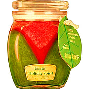 Holiday Spirit Square Glass Top Jar - 