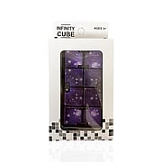 INFINITY 3D Stereo Geometry Starry Sky Purple Infinite Rubik's Cube Thinking Training Puzzle Magnetic Bricks