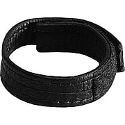 Leather Velcro C Ring Black - 