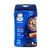 Baby Lil Bits Whole Wheat Apple Blueberry Cereal - 