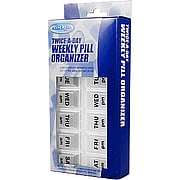 Twice A Day Weekly Pill Organizer - 