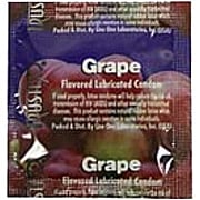 Trustex Grape Lubricated - 