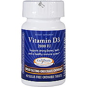 Vitamin D3 2000 IU Chewable Chocolate - 