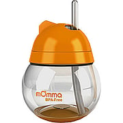 mOmma Straw Cup No Handle Orange - 