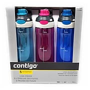 AutoSpout Leak Proof 24 oz Water Bottles Turquoise, Pink & Blue - 