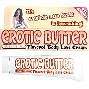 Erotic Butter Butter Rum  Edible Massage Oil - 