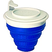 Tuffy Steepers Blueberry Folding Steeper with Lid - 