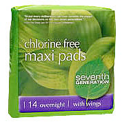 Chlorine Free Maxi Pads - 