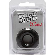 Rock Solid 2X Donut Ring Black - 