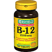 Sublingual Vitamin B 12 2500mcg - 