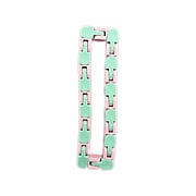 Puzzle Children's versatile folding fluid splicing particle Bracelet 24 section bicycle track decompression chain toy green pink