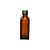 Amber Square Glass Flavor Bottle with Cap -
