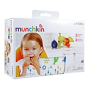 <strong>Munchkin麦肯齐婴儿喂食防漏衬垫一次性围兜24个装</strong>