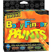 Adult Body Edible Glow in the Dark Paints - 