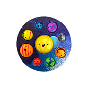 Painted eight planets Happy Planet sky bubble music children's educational toy painted blue