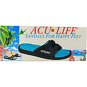 Black/Teal with Velcro M12 with 13 Massage Sandals - 